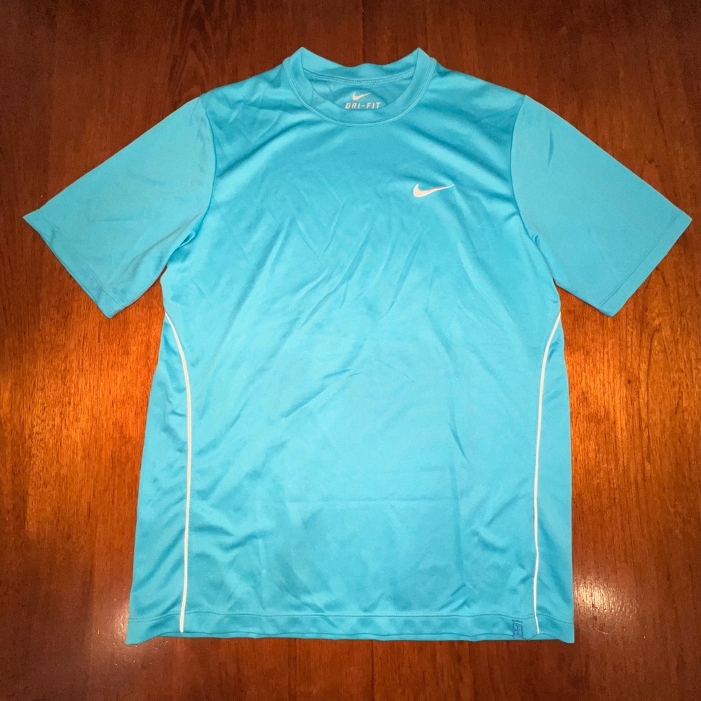 Nike Dri-FIT Bright Turquoise Performance Tee